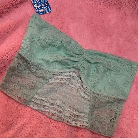 Free People Galloon Lace Crop Seafoam Bandeau Bra - Picture 4 of 6